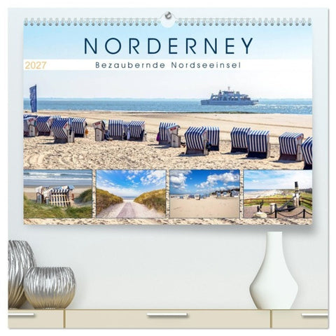 NORDERNEY Bezaubernde Nordseeinsel (hochwertiger Premium Wandkalender 2027 DIN A2 quer), Kunstdruck in Hochglanz