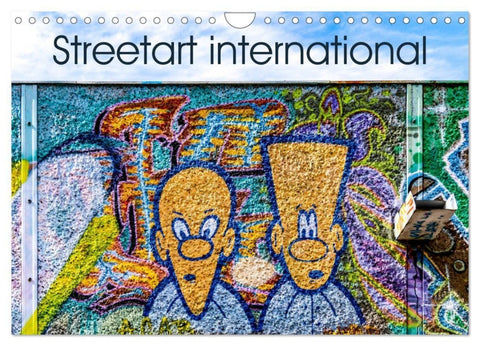 Streetart international (Wandkalender 2027 DIN A4 quer), CALVENDO Monatskalender