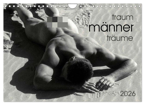 Traummänner Männerträume (Wandkalender 2026 DIN A4 quer), CALVENDO Monatskalender