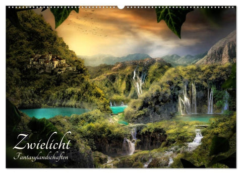 Zwielicht - Fantasylandschaften (Wandkalender 2027 DIN A2 quer), CALVENDO Monatskalender