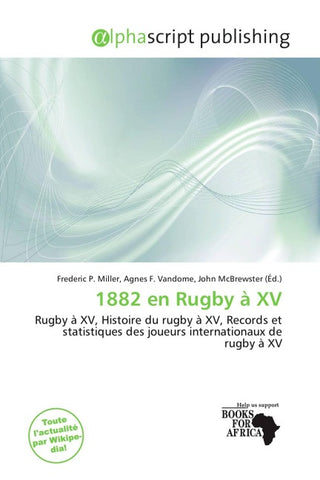 1882 en Rugby à XV