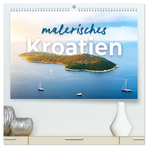 Malerisches Kroatien (hochwertiger Premium Wandkalender 2026 DIN A2 quer), Kunstdruck in Hochglanz