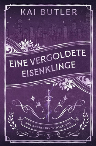 Eine vergoldete Eisenklinge
