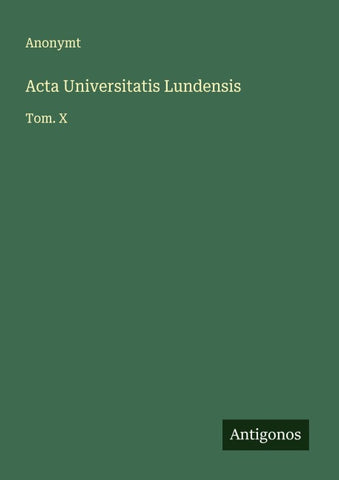 Acta Universitatis Lundensis