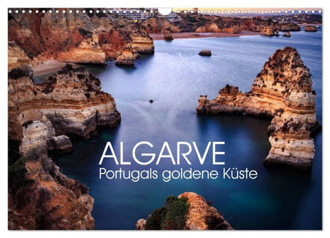 Algarve - Portugals goldene Küste (Wandkalender 2026 DIN A3 quer), CALVENDO Monatskalender