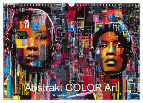 Abstrakt color Art (Wandkalender 2027 DIN A3 quer), CALVENDO Monatskalender