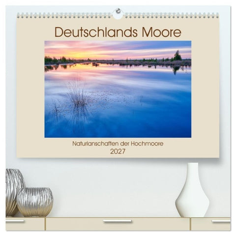Deutschlands Moore (hochwertiger Premium Wandkalender 2027 DIN A2 quer), Kunstdruck in Hochglanz