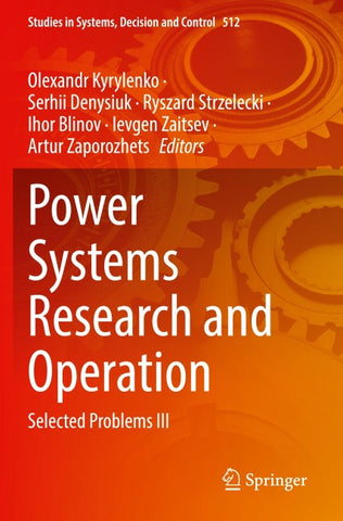 Power Systems Research and Operation