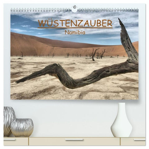 Wüstenzauber Namibia (hochwertiger Premium Wandkalender 2027 DIN A2 quer), Kunstdruck in Hochglanz