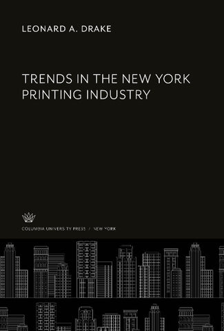 Trends in the New York Printing Industry