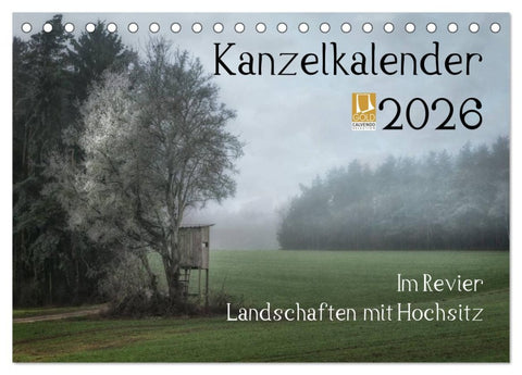 Kanzelkalender 2026 (Tischkalender 2026 DIN A5 quer), CALVENDO Monatskalender