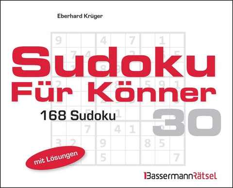 Sudoku für Könner 30 (5 Exemplare à 2,99 €)