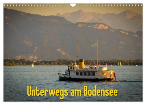 Unterwegs am Bodensee (Wandkalender 2026 DIN A3 quer), CALVENDO Monatskalender