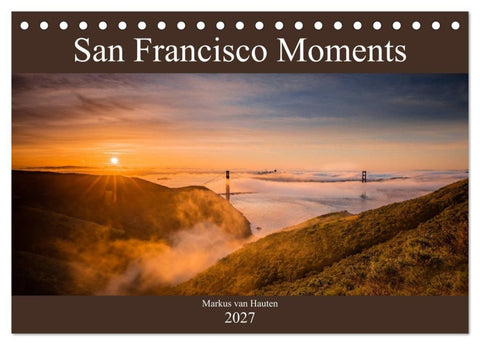 San Francisco Moments (Tischkalender 2027 DIN A5 quer), CALVENDO Monatskalender