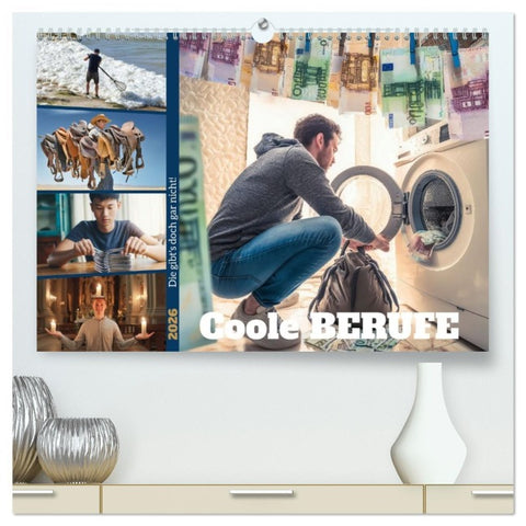 Coole Berufe (hochwertiger Premium Wandkalender 2026 DIN A2 quer), Kunstdruck in Hochglanz