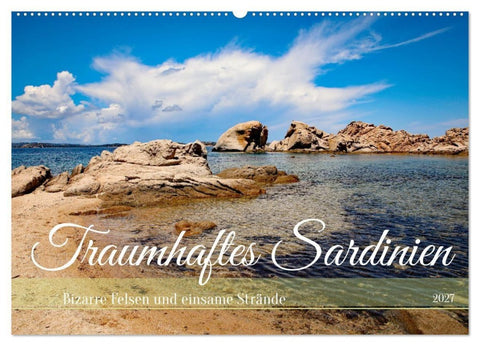 Traumhaftes Sardinien (Wandkalender 2027 DIN A2 quer), CALVENDO Monatskalender