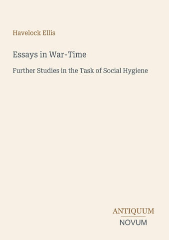 Essays in War-Time