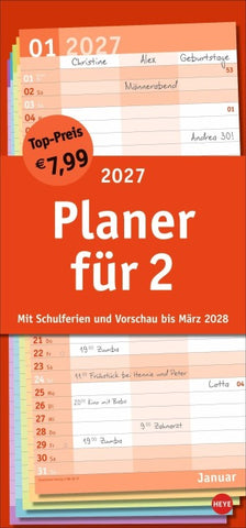 Basic Planer für zwei 2027
