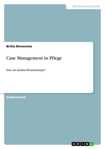 Case Management in Pflege