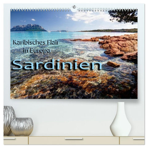 Sardinien (hochwertiger Premium Wandkalender 2026 DIN A2 quer), Kunstdruck in Hochglanz