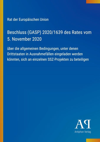 Beschluss (GASP) 2020/1639 des Rates vom 5. November 2020