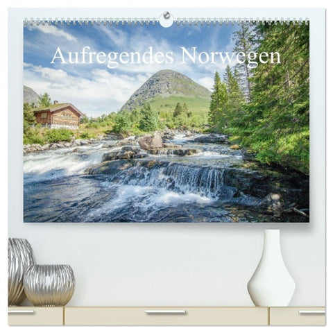 Aufregendes Norwegen (hochwertiger Premium Wandkalender 2027 DIN A2 quer), Kunstdruck in Hochglanz
