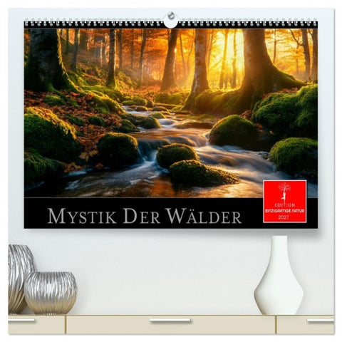 Mystik der Wälder (hochwertiger Premium Wandkalender 2027 DIN A2 quer), Kunstdruck in Hochglanz