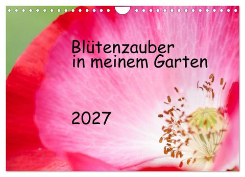 Blütenzauber in meinem Garten (Wandkalender 2027 DIN A4 quer), CALVENDO Monatskalender