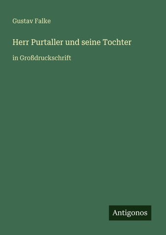 Herr Purtaller und seine Tochter