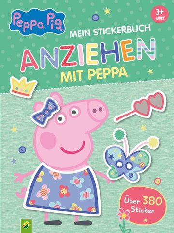 Peppa Pig Mein Stickerbuch Anziehen mit Peppa ab 3 Jahre