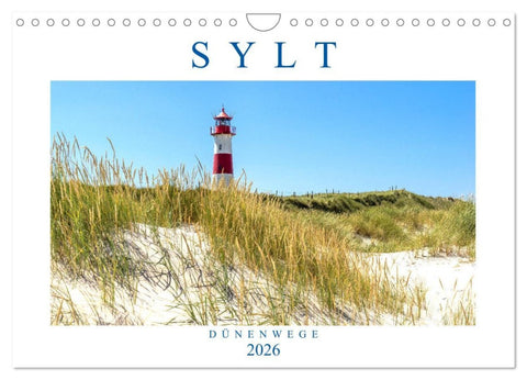 SYLT Dünenwege (Wandkalender 2026 DIN A4 quer), CALVENDO Monatskalender