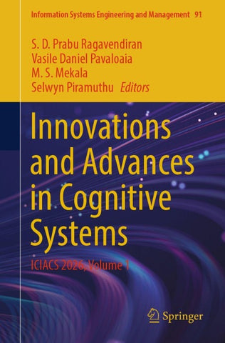 Innovations and Advances in Cognitive Systems