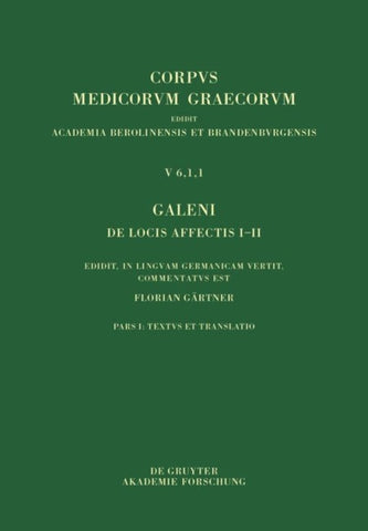 Galeni De locis affectis I–II