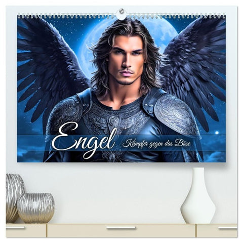 Engel - Kämpfer gegen das Böse (hochwertiger Premium Wandkalender 2027 DIN A2 quer), Kunstdruck in Hochglanz