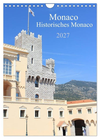 Monaco - Historisches Monaco (Wandkalender 2027 DIN A4 hoch), CALVENDO Monatskalender