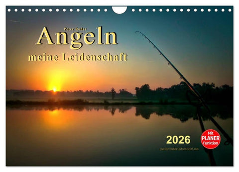 Angeln - meine Leidenschaft (Wandkalender 2026 DIN A4 quer), CALVENDO Monatskalender