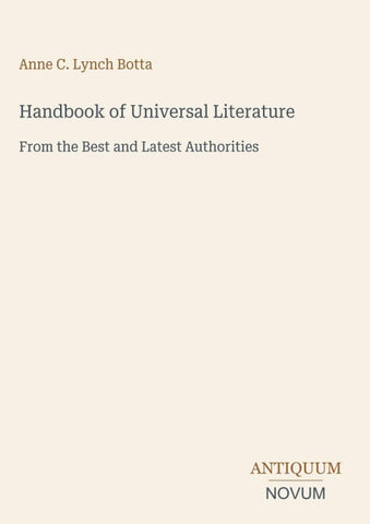 Handbook of Universal Literature