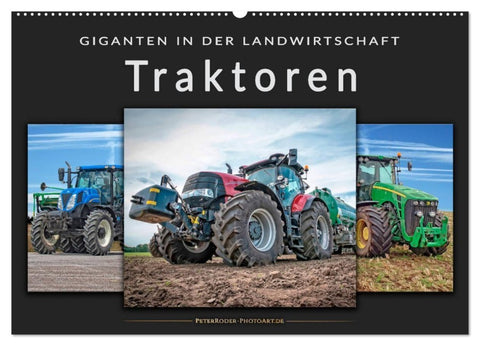 Traktoren - Giganten in der Landwirtschaft (Wandkalender 2027 DIN A2 quer), CALVENDO Monatskalender