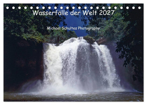 Wasserfälle der Welt 2027 (Tischkalender 2027 DIN A5 quer), CALVENDO Monatskalender