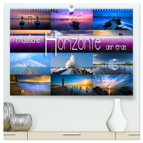 Magische Horizonte der Erde (hochwertiger Premium Wandkalender 2027 DIN A2 quer), Kunstdruck in Hochglanz