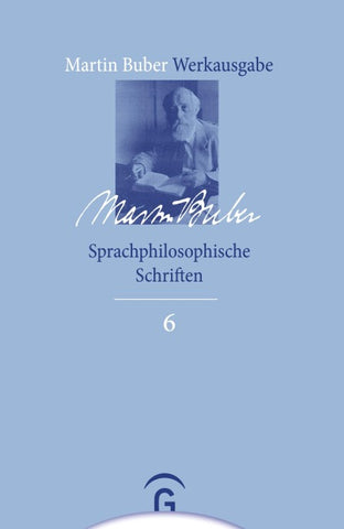Martin Buber-Werkausgabe (MBW) / Sprachphilosophische Schriften