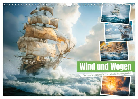 Wind und Wogen (Wandkalender 2027 DIN A3 quer), CALVENDO Monatskalender