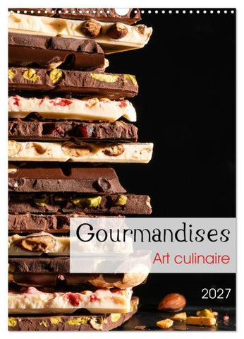 Gourmandises - Art culinaire (Calendrier mural 2027 DIN A3 horizontal), CALVENDO calendrier mensuel