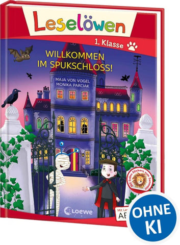 Leselöwen 1. Klasse - Willkommen im Spukschloss! (Großbuchstabenausgabe)