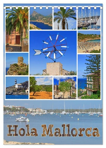 Hola Mallorca (Tischkalender 2027 DIN A5 hoch), CALVENDO Monatskalender