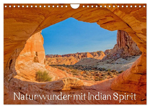 Naturwunder mit Indian Spirit (Wandkalender 2027 DIN A4 quer), CALVENDO Monatskalender