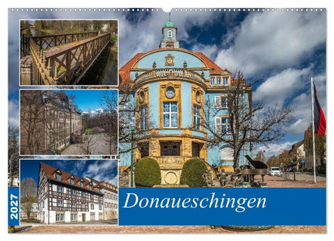 Donaueschingen (Wandkalender 2027 DIN A2 quer), CALVENDO Monatskalender