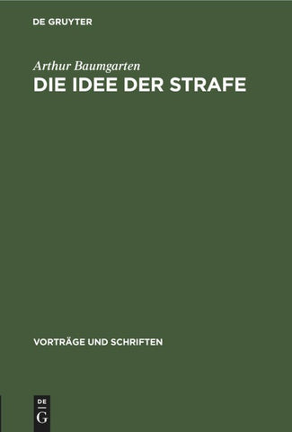 Die Idee der Strafe