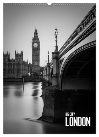 Big City London (Wandkalender 2027 DIN A2 hoch), CALVENDO Monatskalender