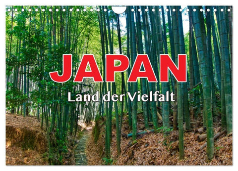 Japan - Land der Vielfalt (Wandkalender 2027 DIN A4 quer), CALVENDO Monatskalender